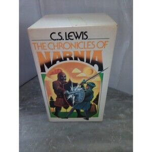 Vintage Chronicles of Narnia: BOX SET Complete 1-7 C.S. Lewis  1970 Paperback